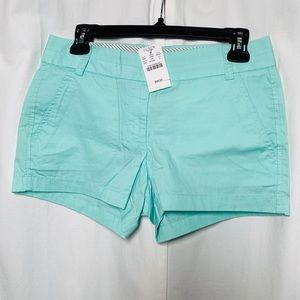 JCrew light blue chino shorts